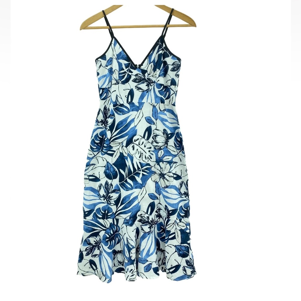 Banana Republic Women Floral Midi Dress Size 20